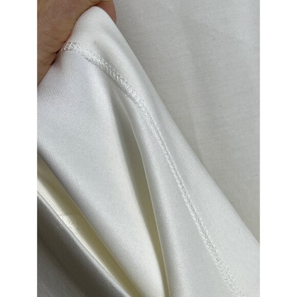 NWT Cable & Gage Pants Ivory Wide Leg Sport Sandwashed Modal Knit Pullon Women M - Picture 8 of 8